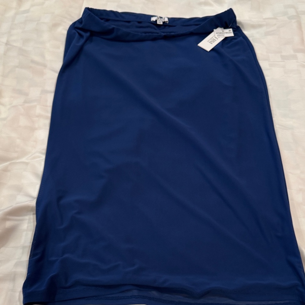 AFRM Deep Blue Midi Skirt